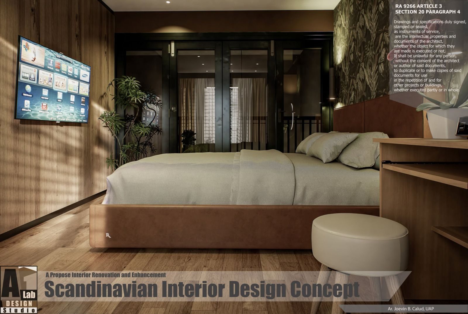 Interiors architectural render 5