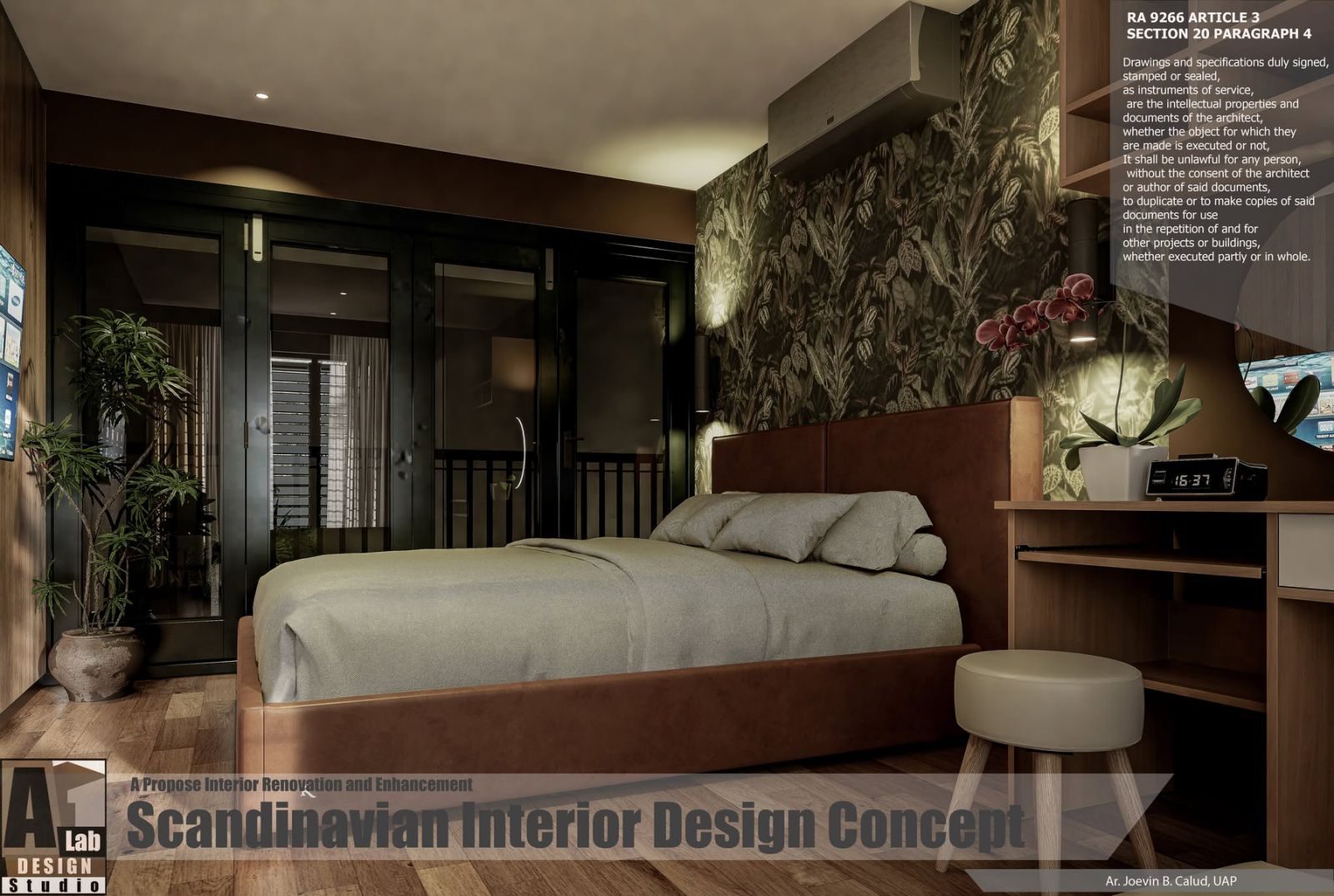 Interiors architectural render 6