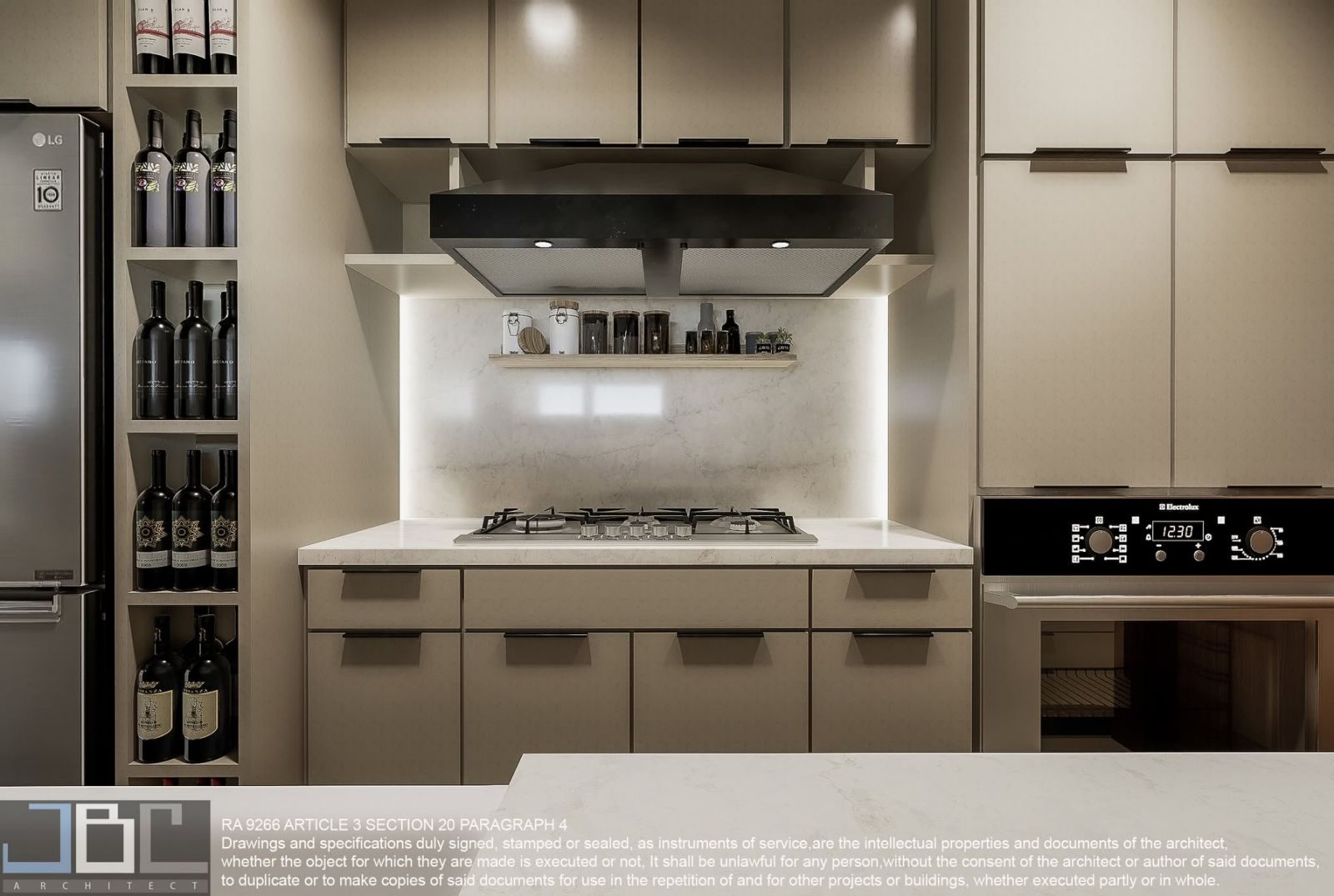 Interiors architectural render 11